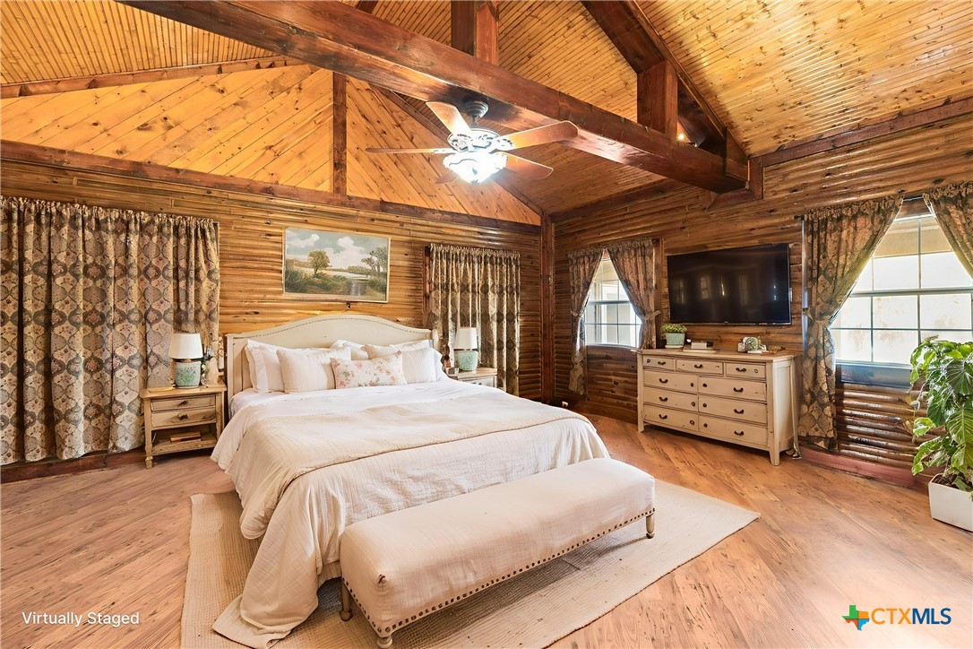 55 County Line Road Dale, TX 78616 - Photo 15 of 42 Primary Bedroom, virtually staged