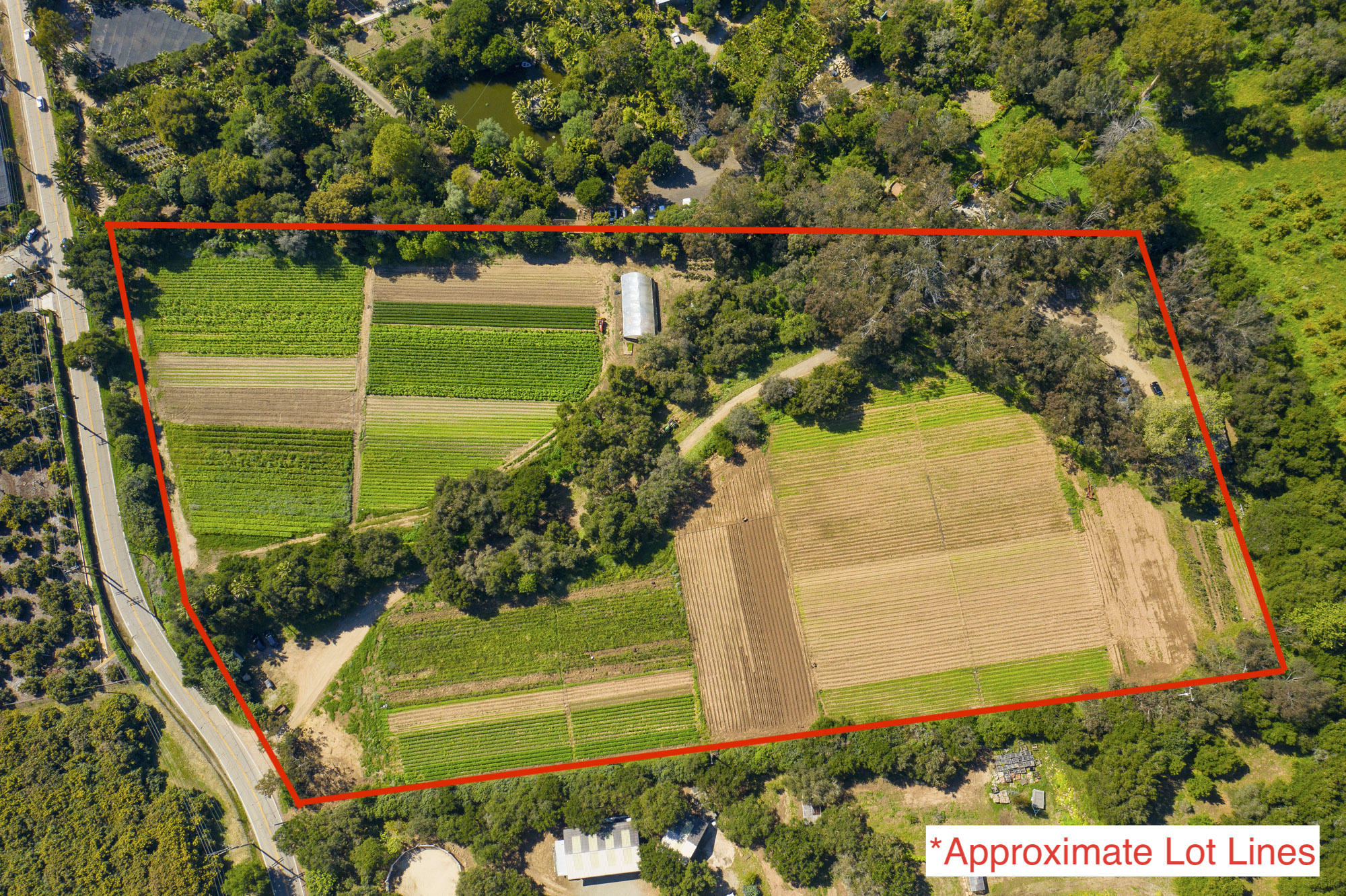 4120 Foothill Road Carpinteria, CA 93013 - Photo 5 of 16 Approximate Lot Lines