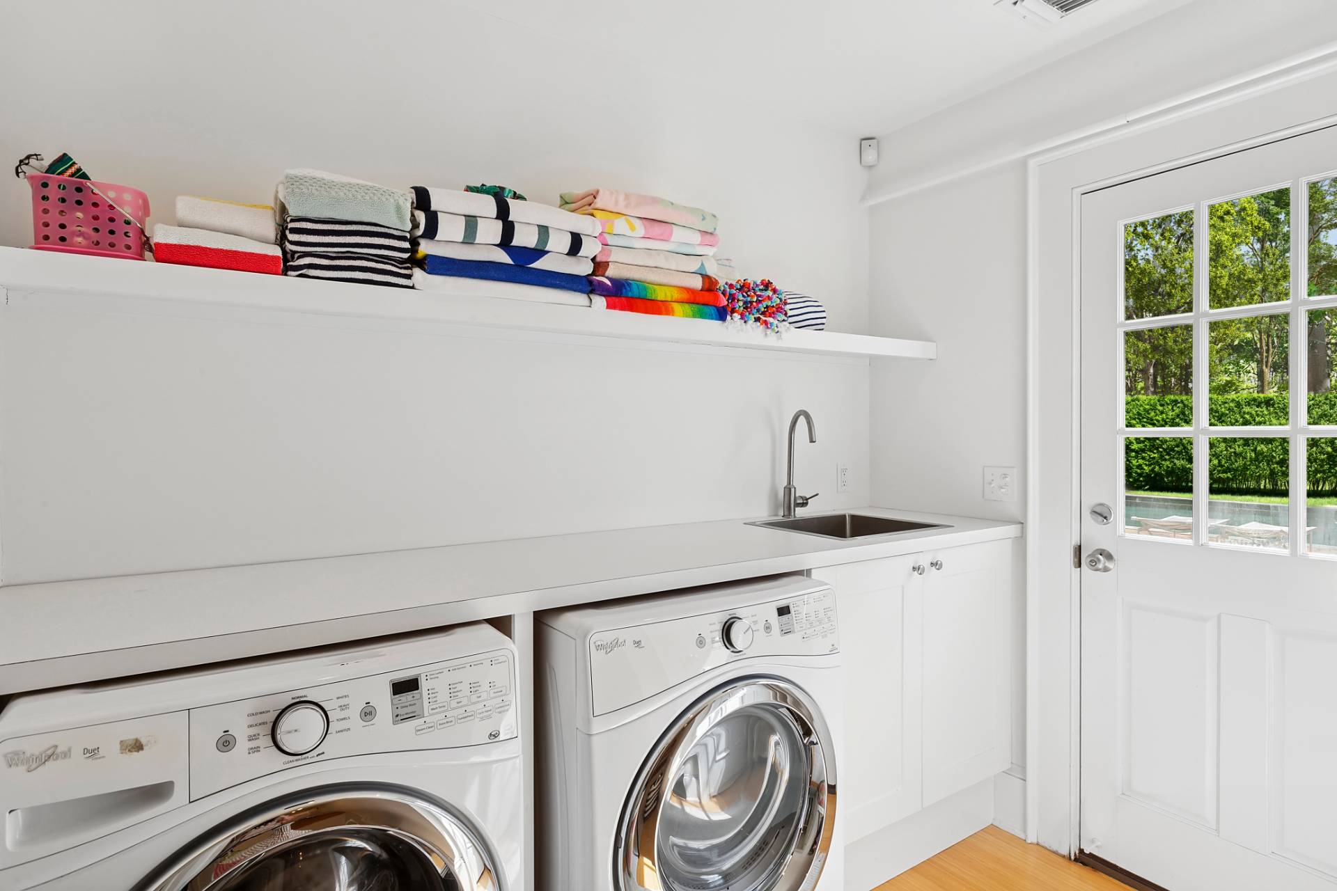 27 Gardiners Path Sag Harbor, NY 11963 - Photo 14 of 27 a utility room with dryer and washer