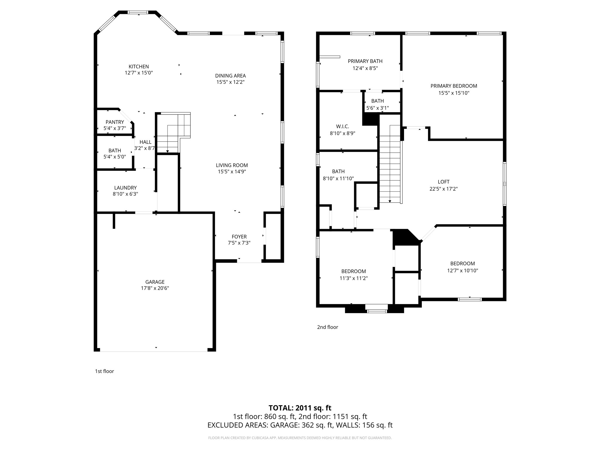 2707 Volute Houston, TX 77038 - Photo 28 of 28 2707 Volute Court first and second-floor plan