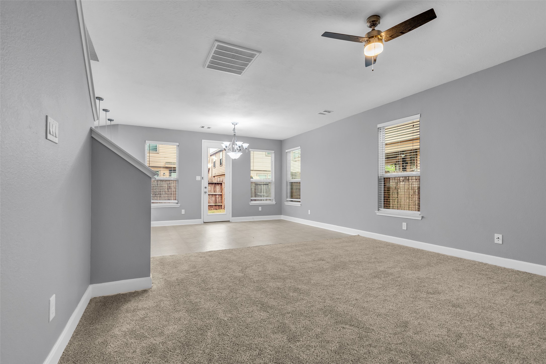 2707 Volute Houston, TX 77038 - Photo 7 of 28 Additional view of the living room to help you plan the placement of your furniture and make the most of the layout.