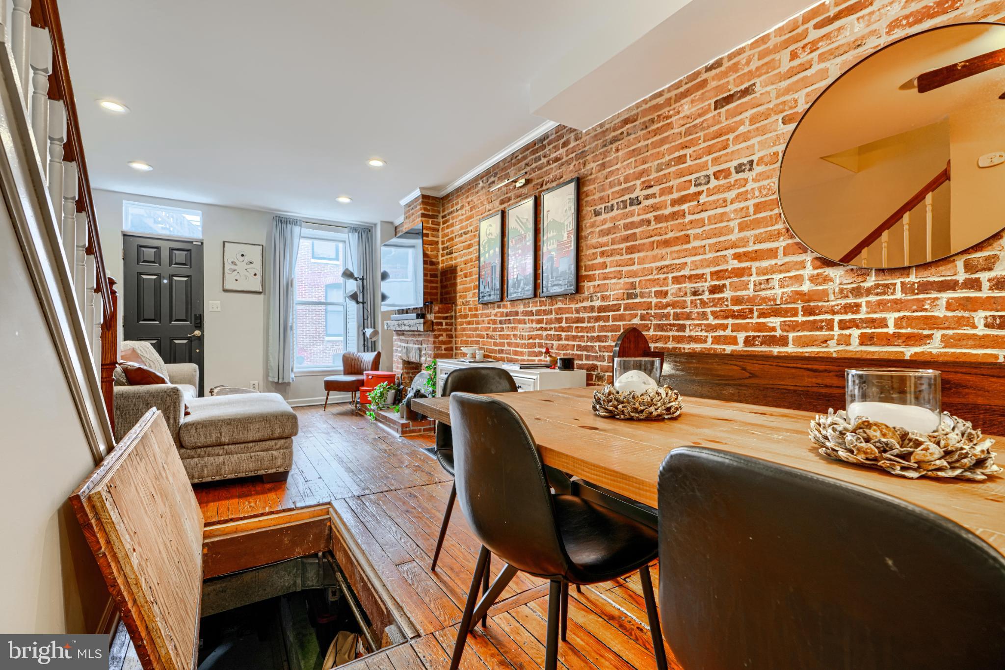 438 East Clement Street Baltimore, MD 21230 - Photo 23 of 47 a view of a dining room with furniture