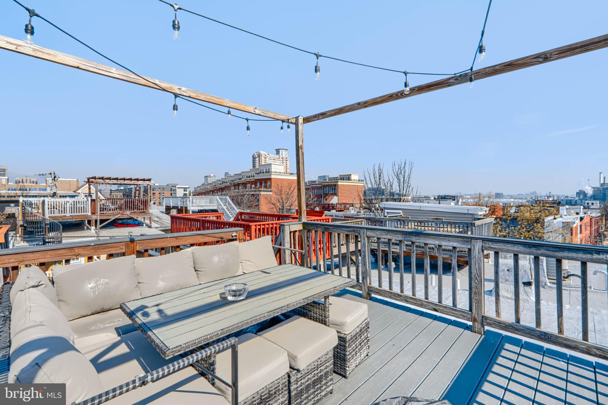 438 East Clement Street Baltimore, MD 21230 - Photo 37 of 47 a view of a balcony with furniture
