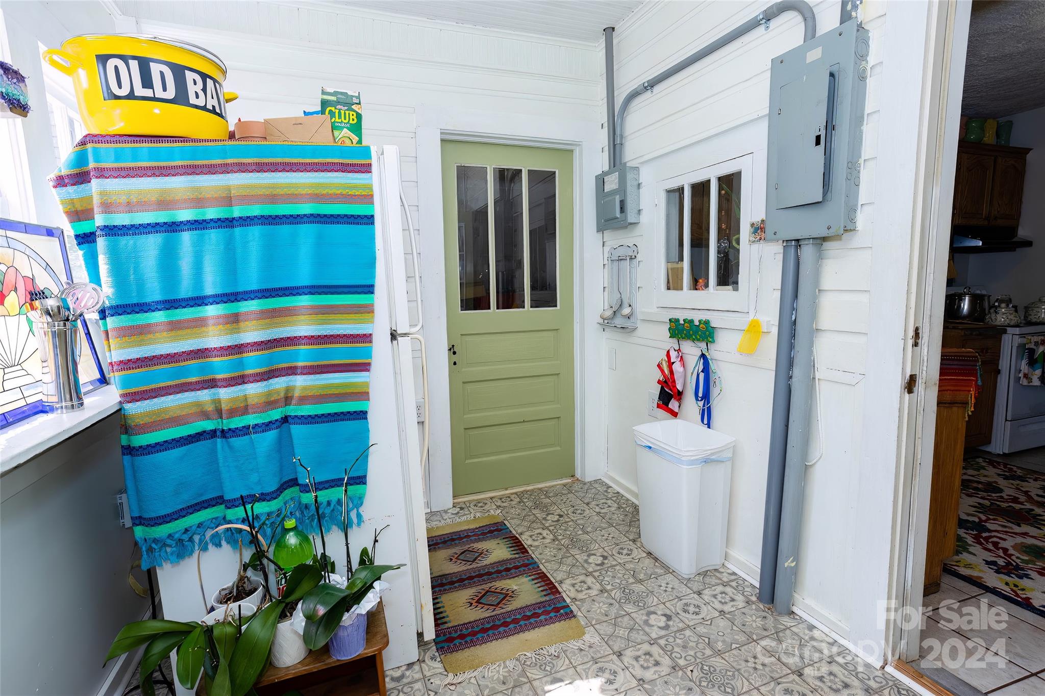3786 Broad Street Clyde, NC 28721 - Photo 26 of 48 a bathroom with a sink and a mirror