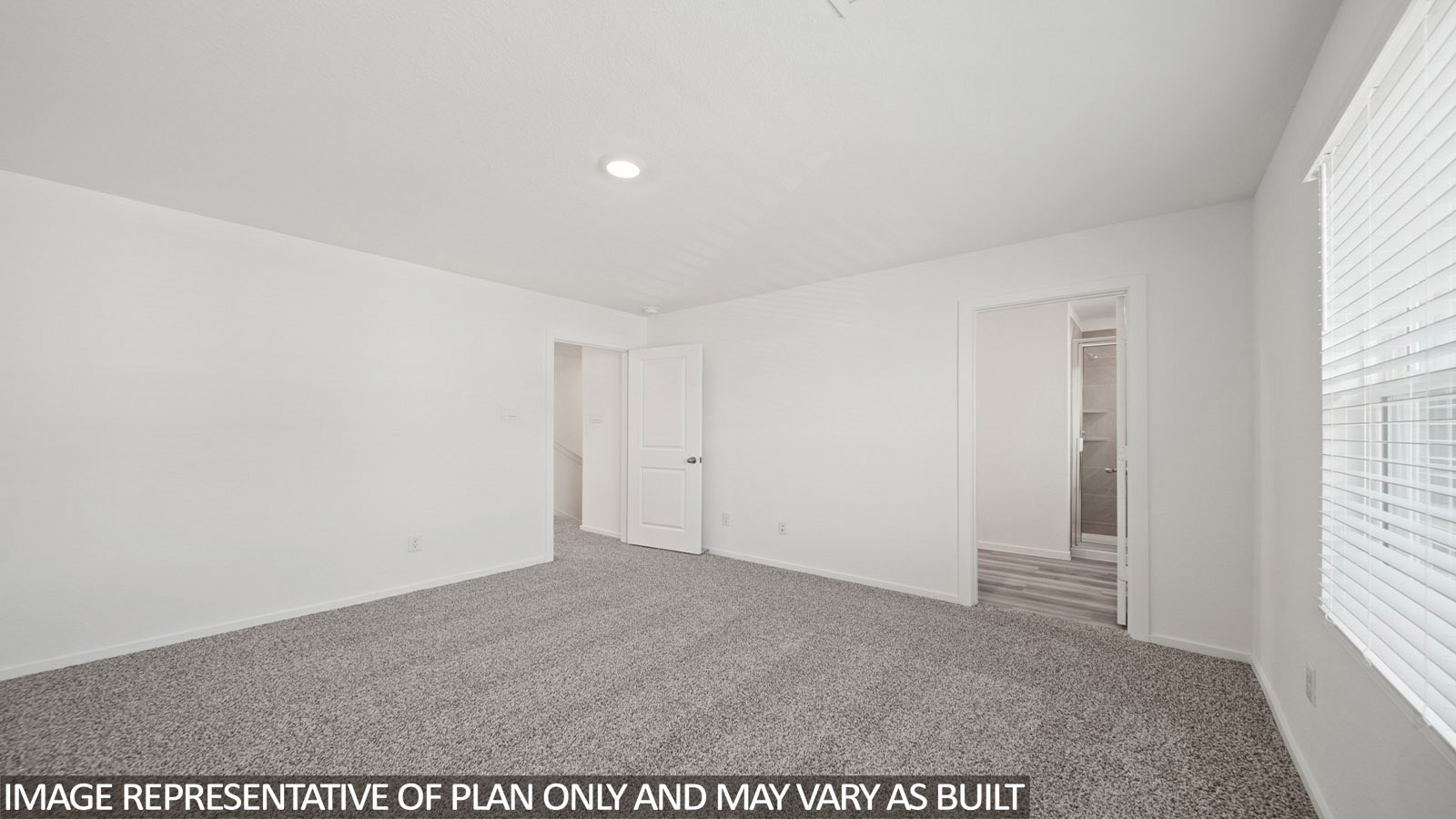220 Flying Tigers Trail Jarrell, TX 76537 - Photo 14 of 21 Spacious room featuring neutral carpet flooring, recessed lighting, and white walls