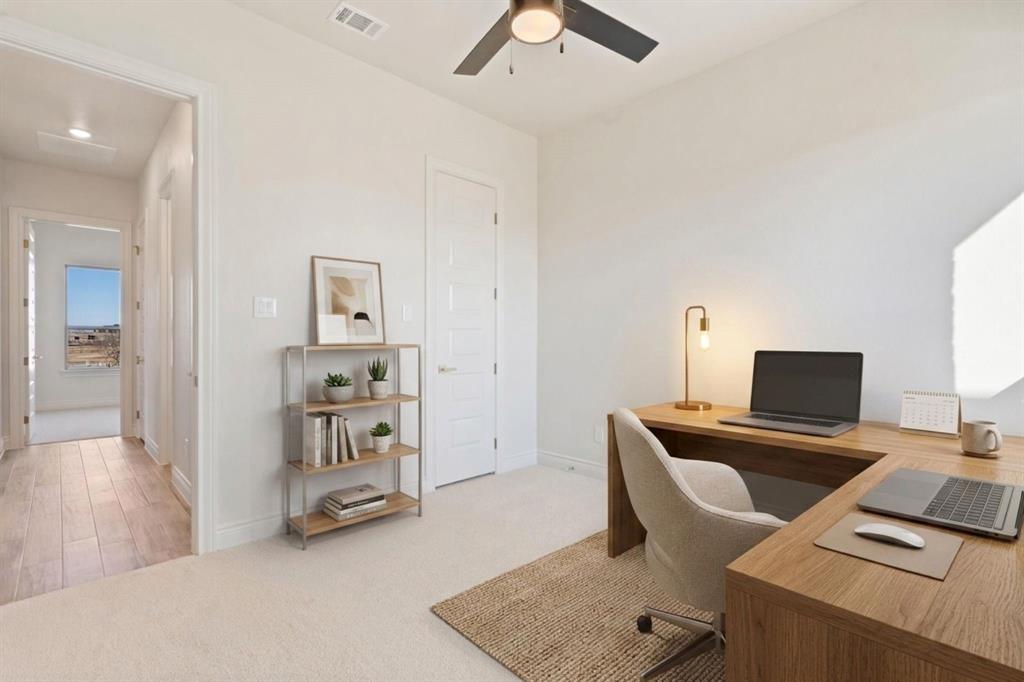 412 Collum View Azle, TX 76020 - Photo 24 of 38 Virtually staged office room