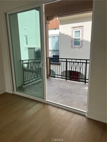 a view of front door