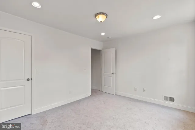 a view of an empty room