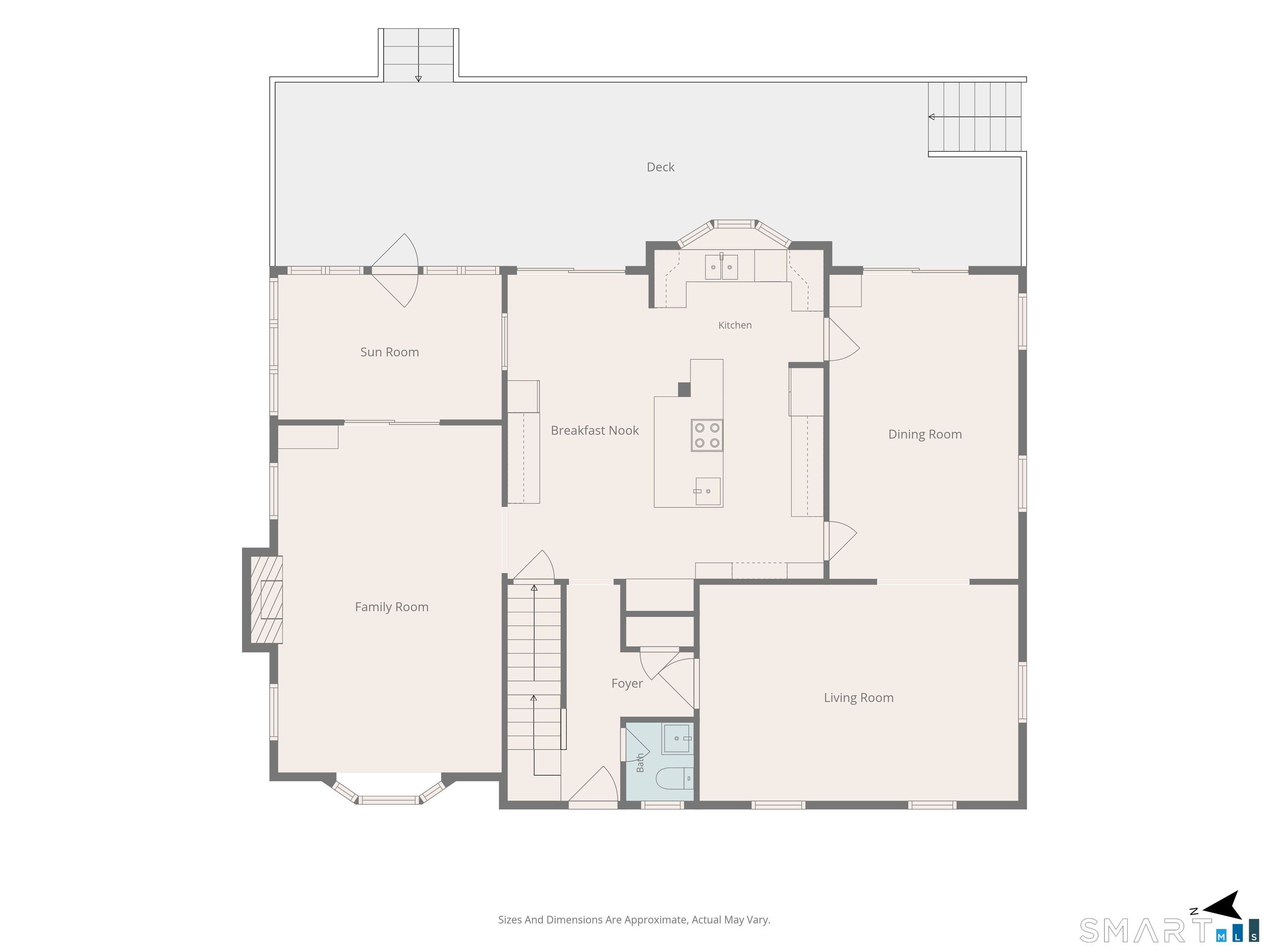 66 Clipper Court Groton, CT 06355 - Photo 38 of 40 First Floor Layout