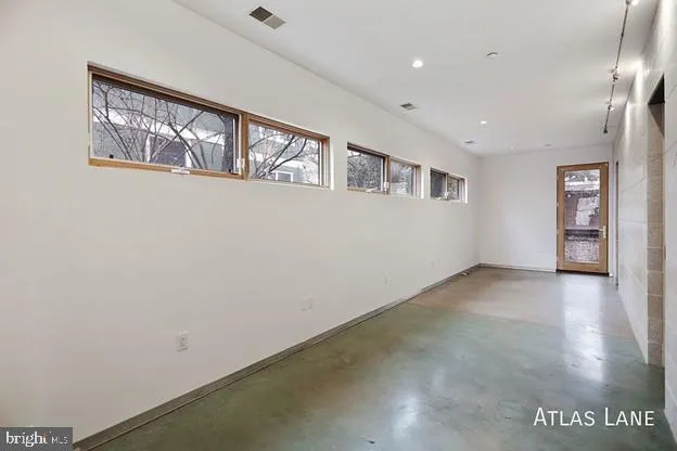 a view of an empty room