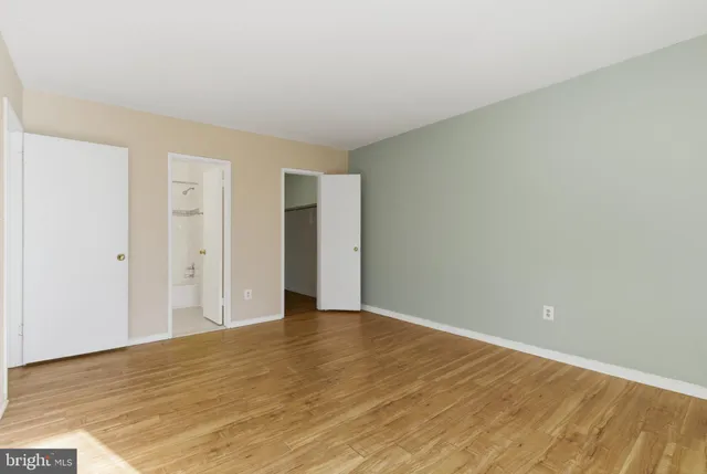 a view of an empty room