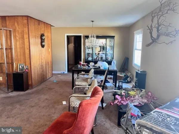a living room filled with furniture