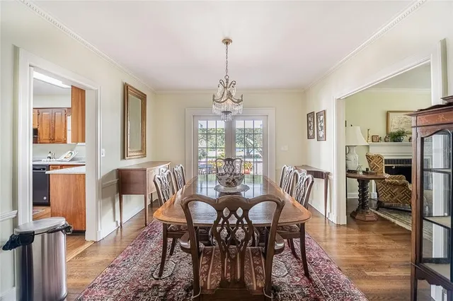 a room with table and chair