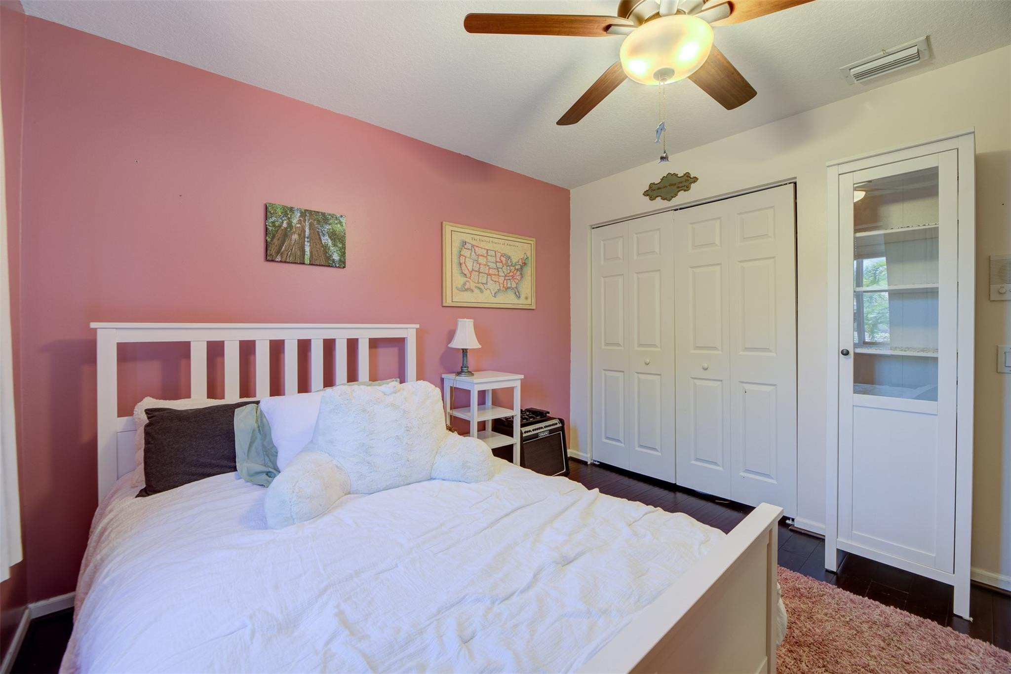 4452 Stone Ridge Way Weston, FL 33331 - Photo 42 of 65 a bed room with a bed and a chandelier