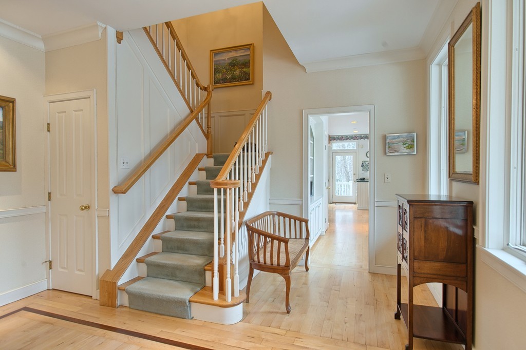37 Grapevine Road Wenham, MA 01984 - Photo 13 of 30 a view of entryway and hall with wooden floor