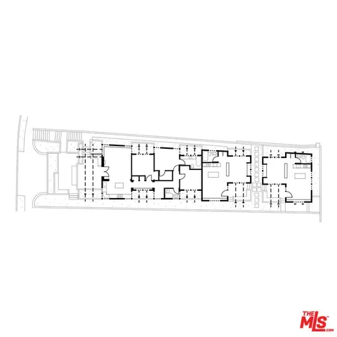 a black and white photo of a living room