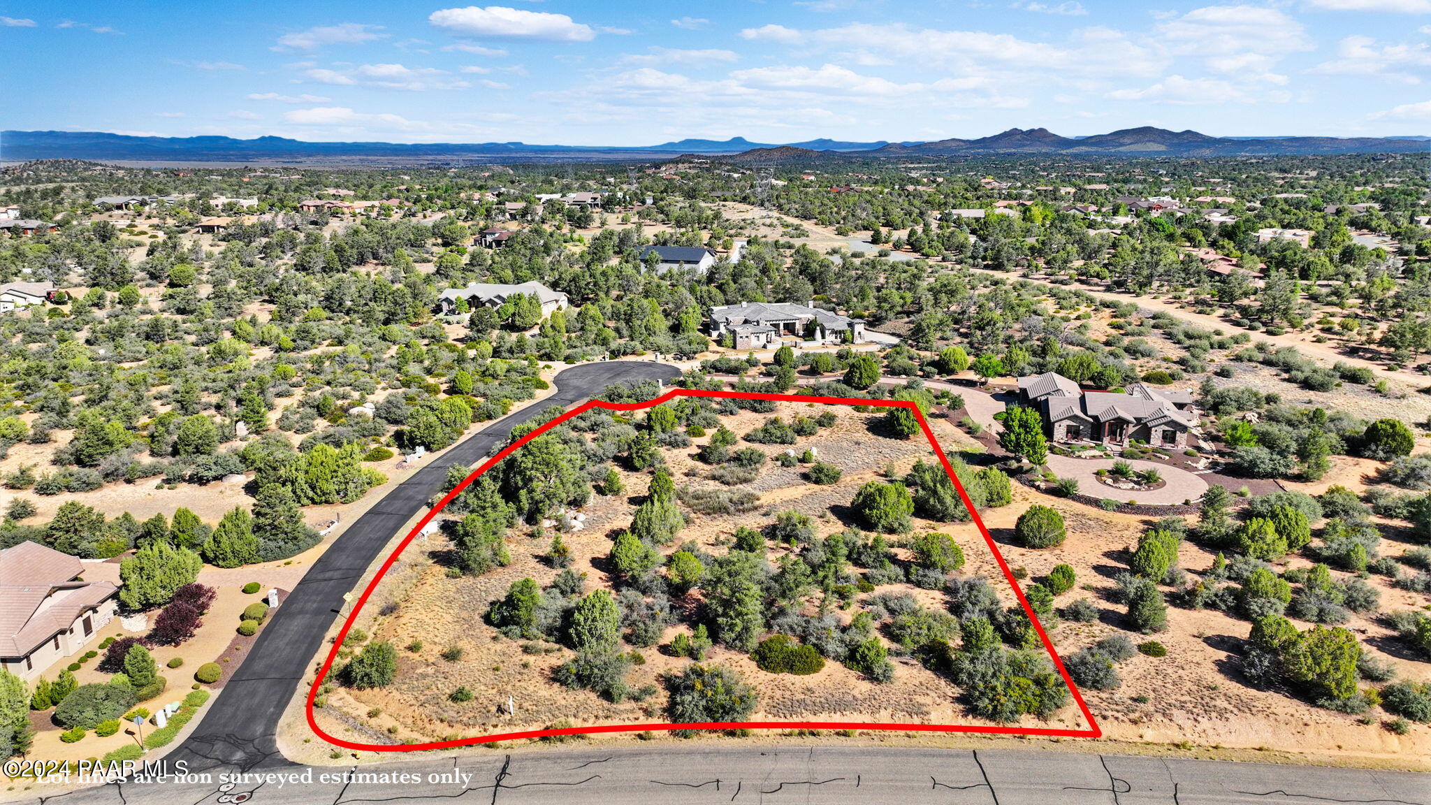 12905 Dyna Circle Prescott, AZ 86305 - Photo 13 of 18 a view of an outdoor space with a lake view