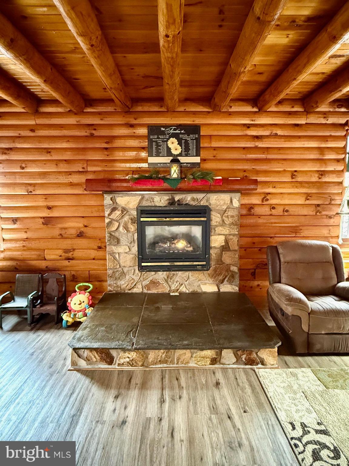 236 Fremont Road Nottingham, PA 19362 - Photo 24 of 34 a living room with furniture and a fireplace