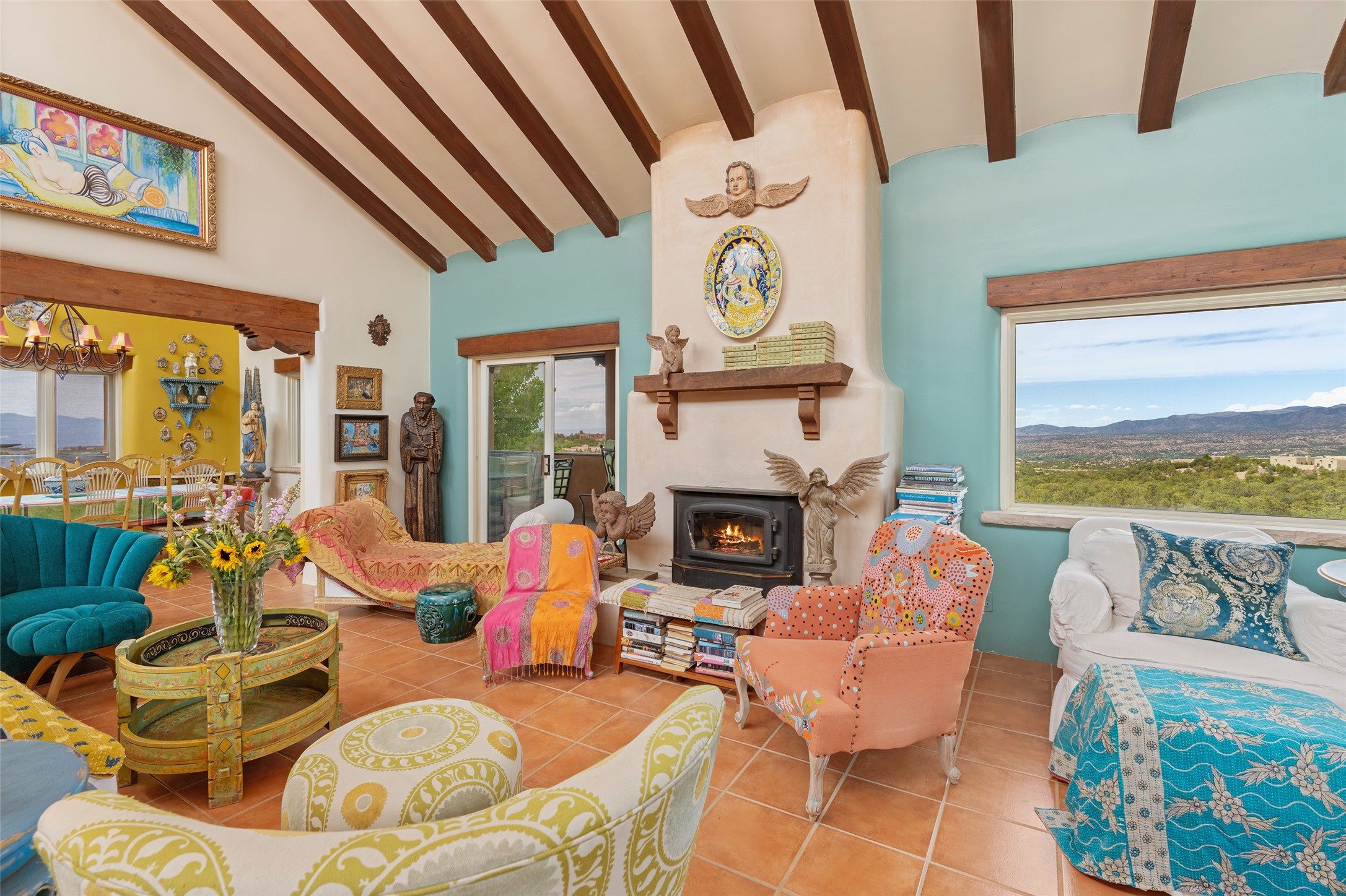 8 San Juan Ranch Road Santa Fe, NM 87506 - Photo 2 of 65 Vibrant Living With Outstanding Views