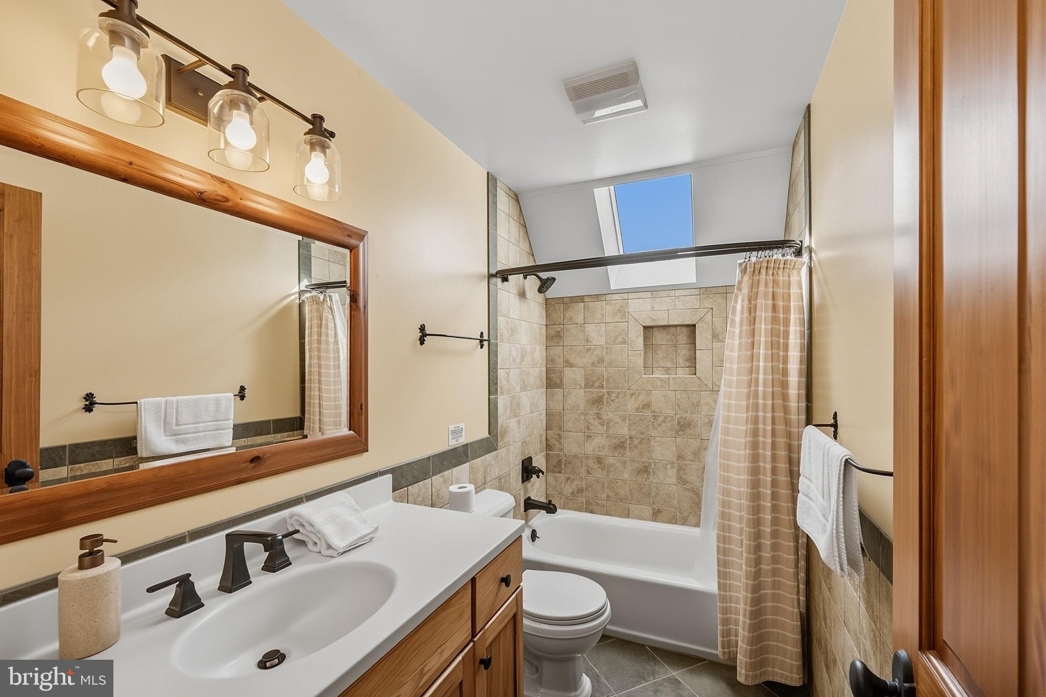 185 Ruta Lane Swanton, MD 21561 - Photo 70 of 81 a bathroom with a bathtub shower sink vanity and toilet