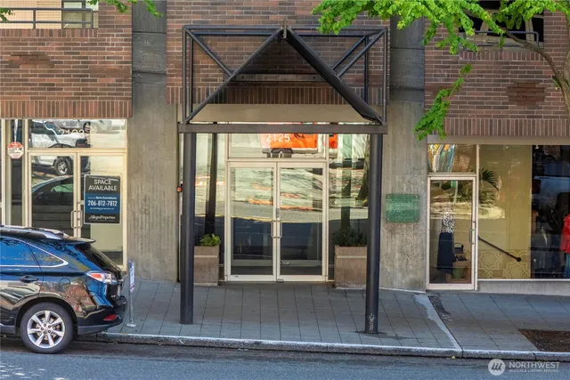 a view of a terrace with sitting area