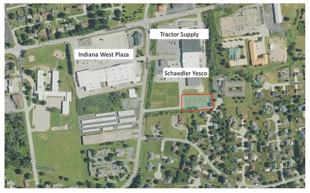 a bird view of a building