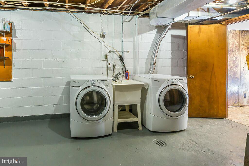 12904 Middlevale Lane Silver Spring, MD 20906 - Photo 24 of 27 Basement Laundry