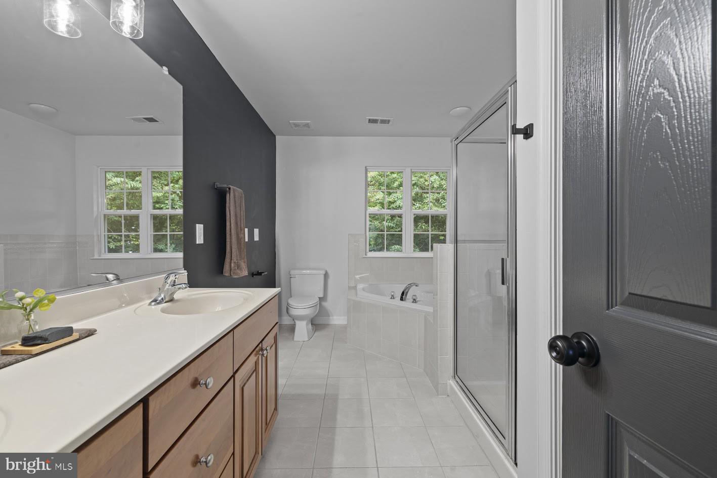 1111 Ruddy Duck Court Denton, MD 21629 - Photo 28 of 48 a bathroom with a sink a toilet and a mirror