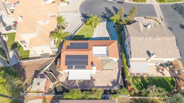 a view of a park with swings