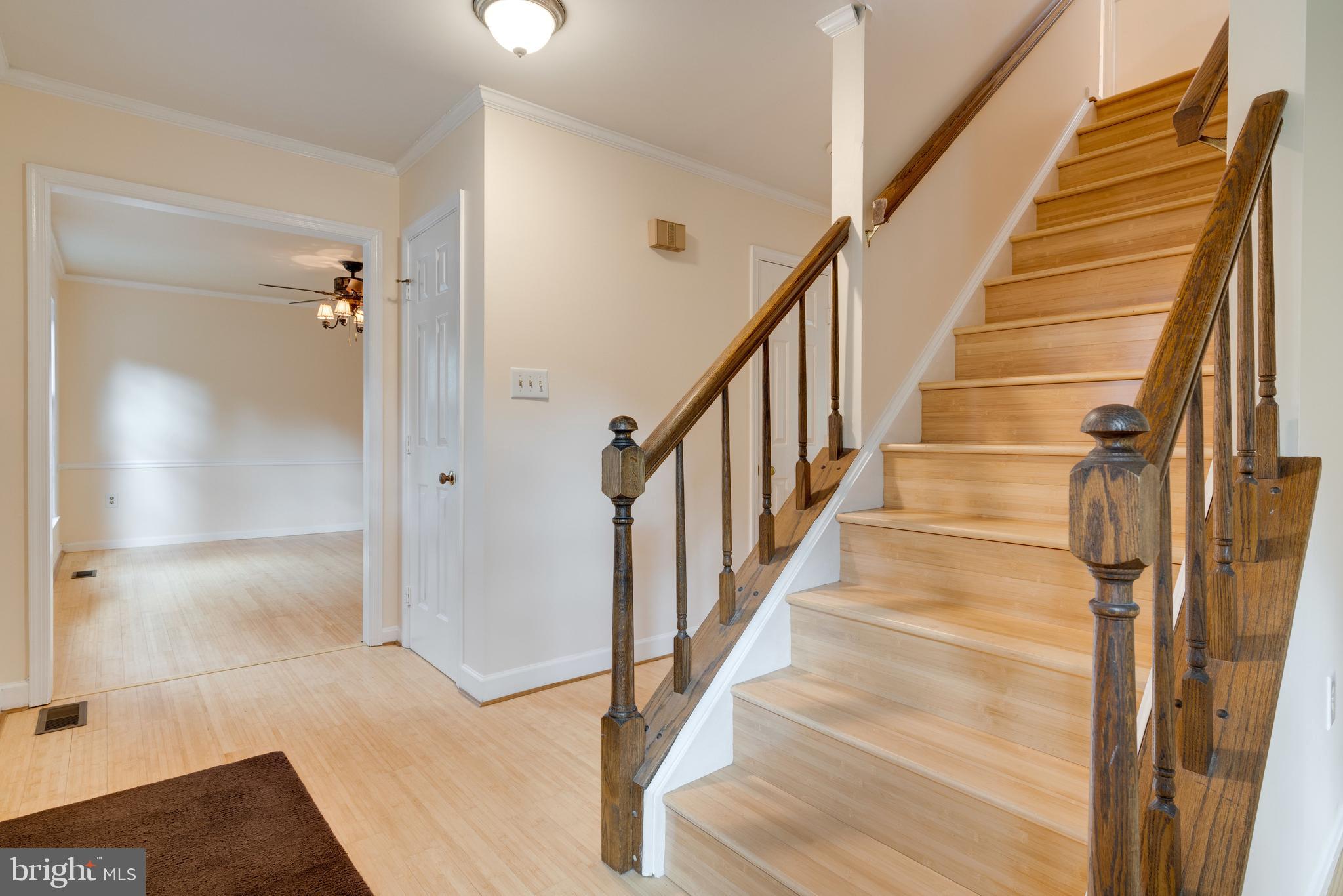 13003 Smoketown Road Woodbridge, VA 22192 - Photo 2 of 34 Front Foyer and Stairs to the Bedrooms