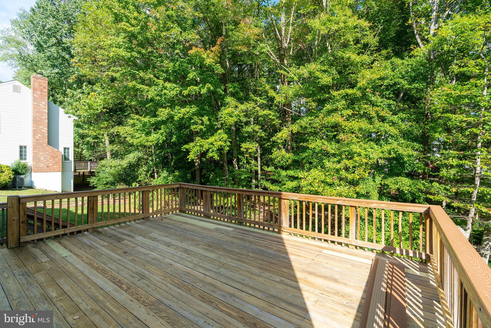 13003 Smoketown Road Woodbridge, VA 22192 - Photo 30 of 34 View from Deck of Large Treed Backyard