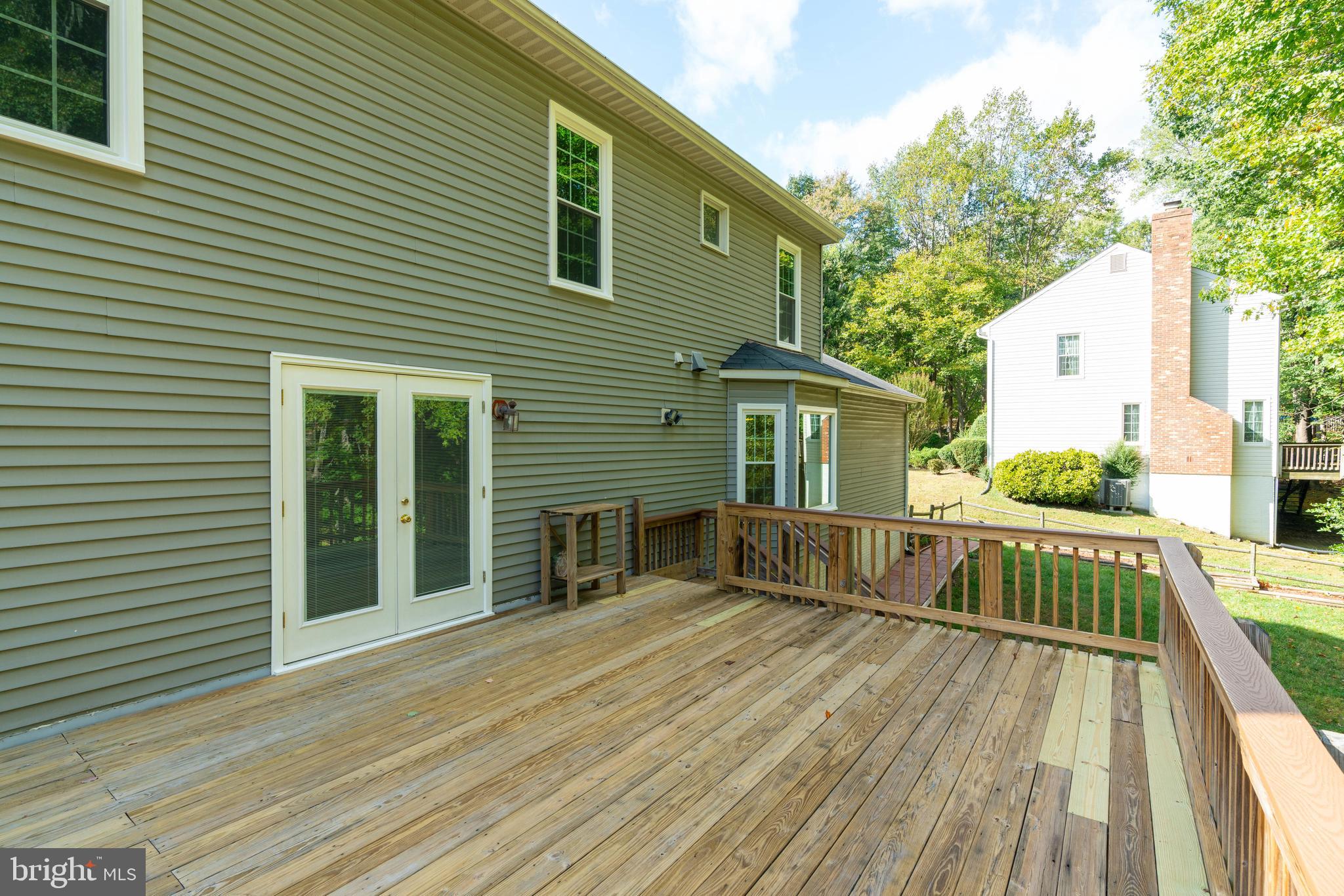 13003 Smoketown Road Woodbridge, VA 22192 - Photo 31 of 34 Back of Home with French Doors