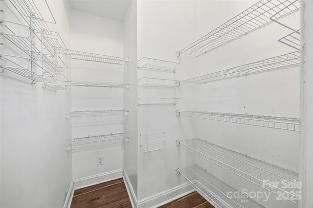 a view of walk in closet