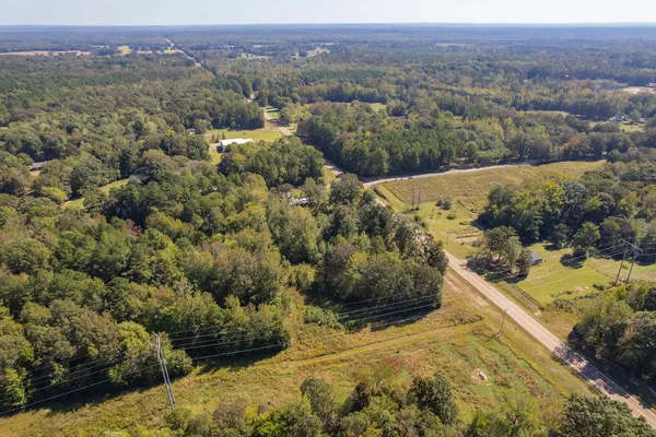 a view of a city with mountains in the background