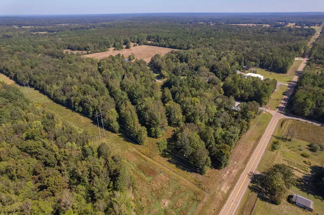 a view of a city with mountain
