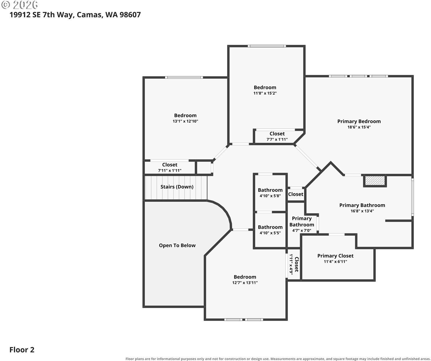19912 Southeast 7th Way Camas, WA 98607 - Photo 44 of 44 Floor Plan