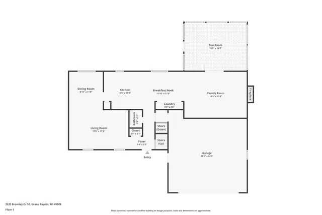 $369,900 | 3535 Bromley Drive Southeast, Grand Rapids, MI 49508