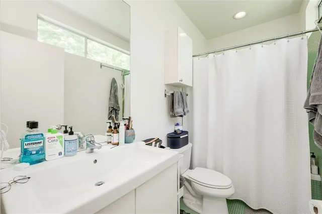 a living room with furniture and window