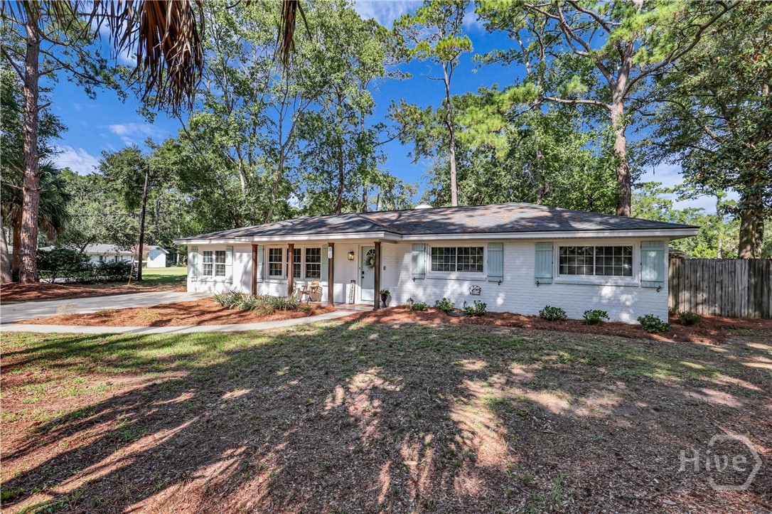 111 Carlton Road Savannah, GA 31410 - Photo 2 of 57 You choose the natural, forested state or see the potential for a more manicured look in previous, color-enhanced photo.