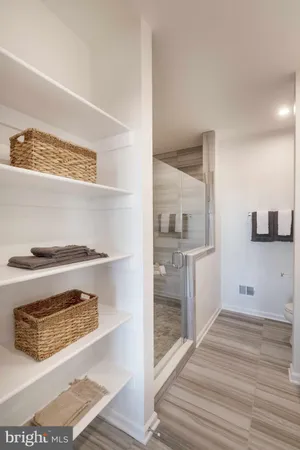 a room with storage and utility