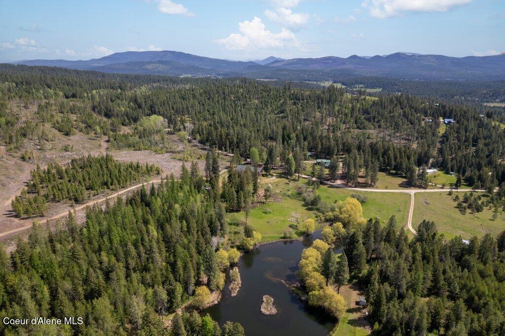 784 Twin River Road Athol, ID 83801 - Photo 51 of 55 Pond/housevAerial