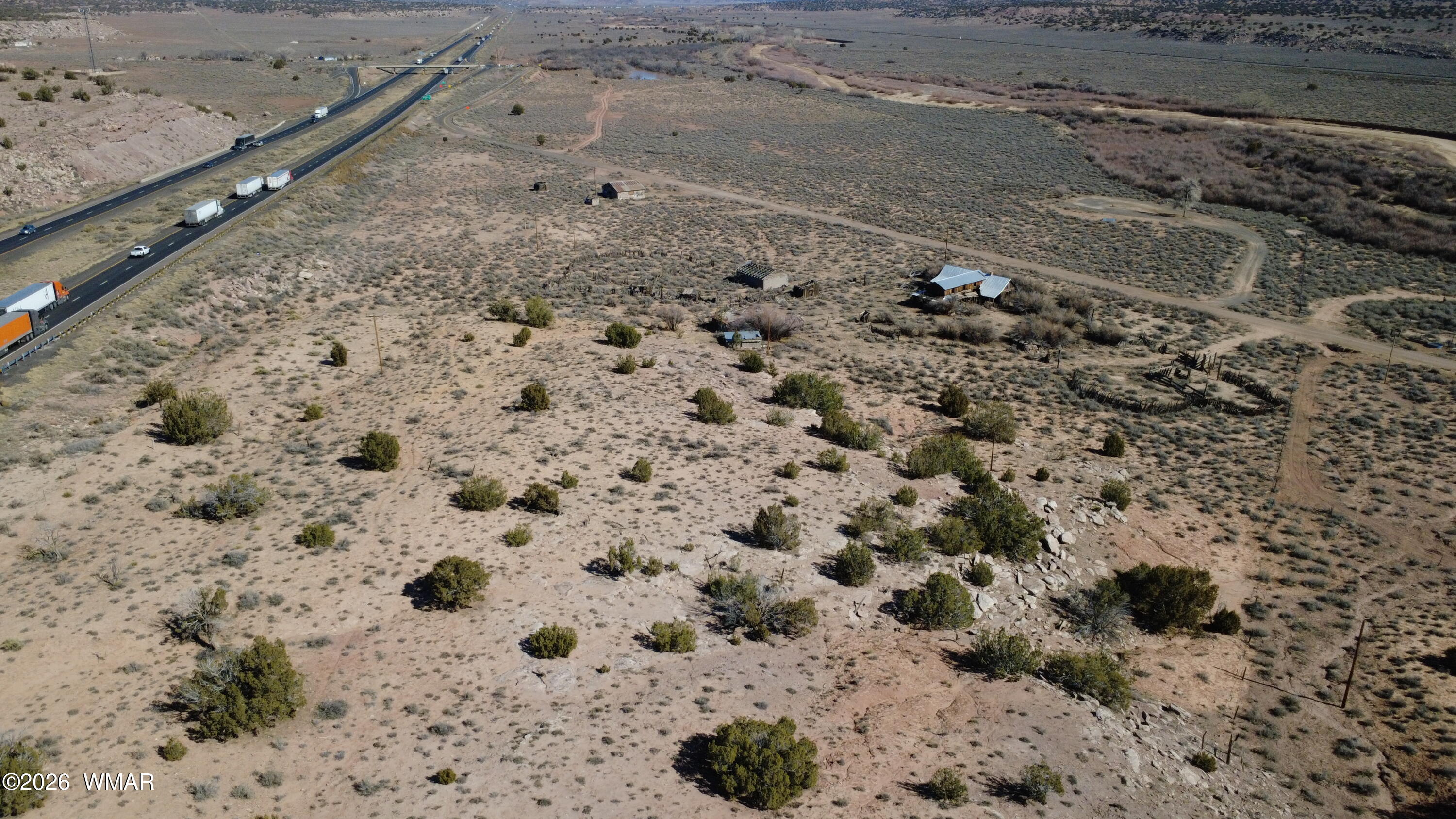 0 Chambers Chambers, AZ 86502 - Photo 15 of 64 a view of a dry yard covered with snow