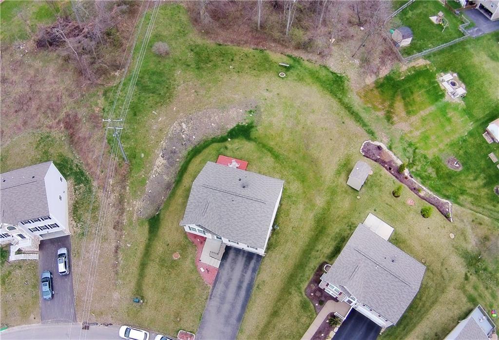 214 West Country Barn Road Houston, PA 15342 - Photo 14 of 14 AERIAL VIEW OF HOUSE AND NEIGHBORING HOMES