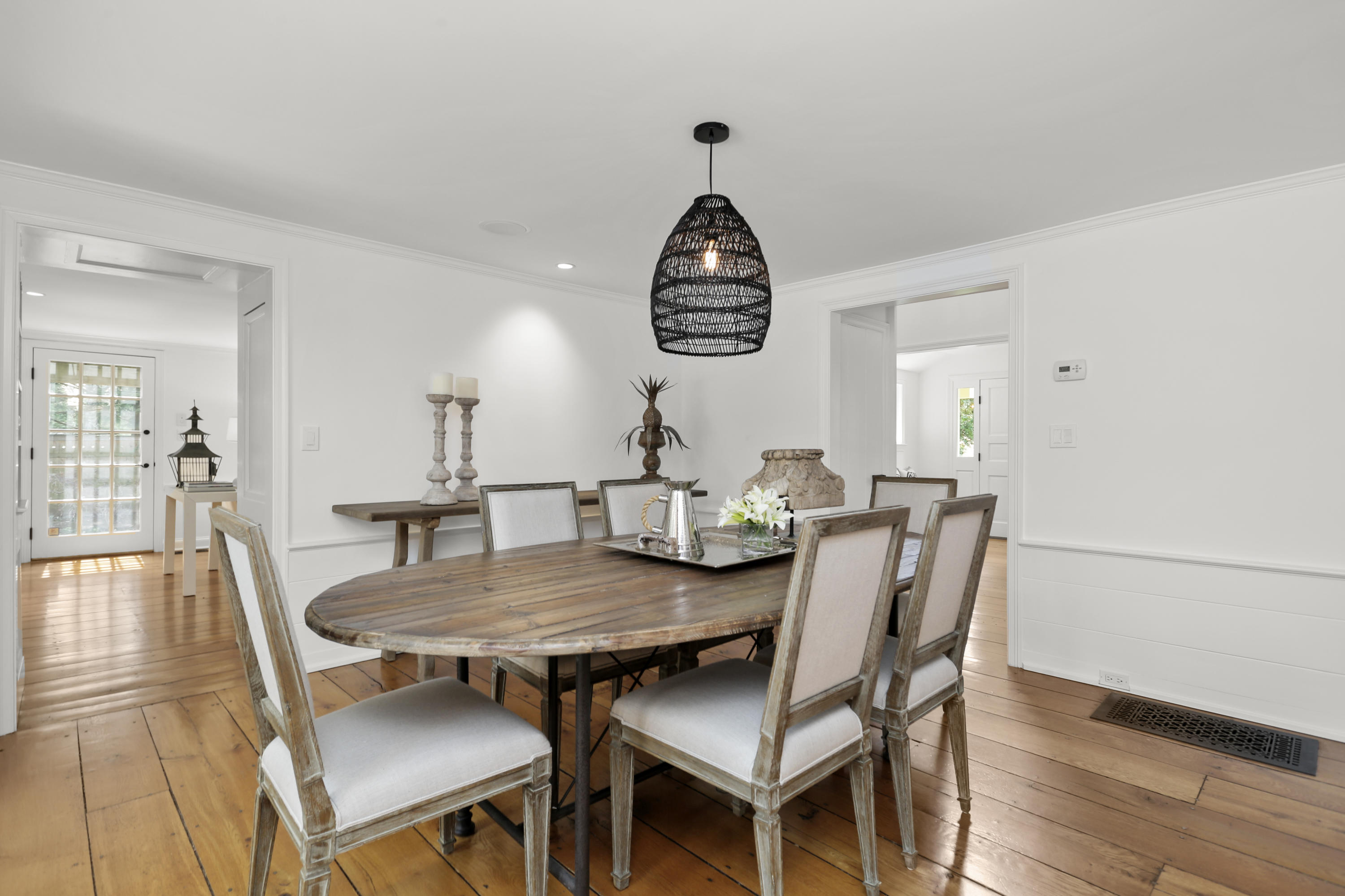 15 Old Farm Road Darien, CT 06820 - Photo 11 of 90 a view of a dining room with furniture wooden floor and chandelier