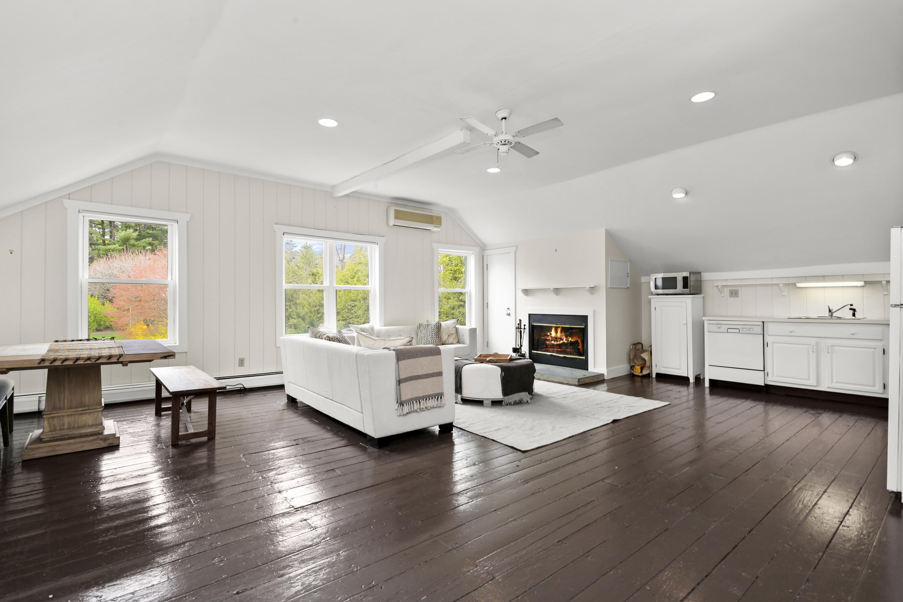 15 Old Farm Road Darien, CT 06820 - Photo 58 of 90 a living room with furniture and a fireplace