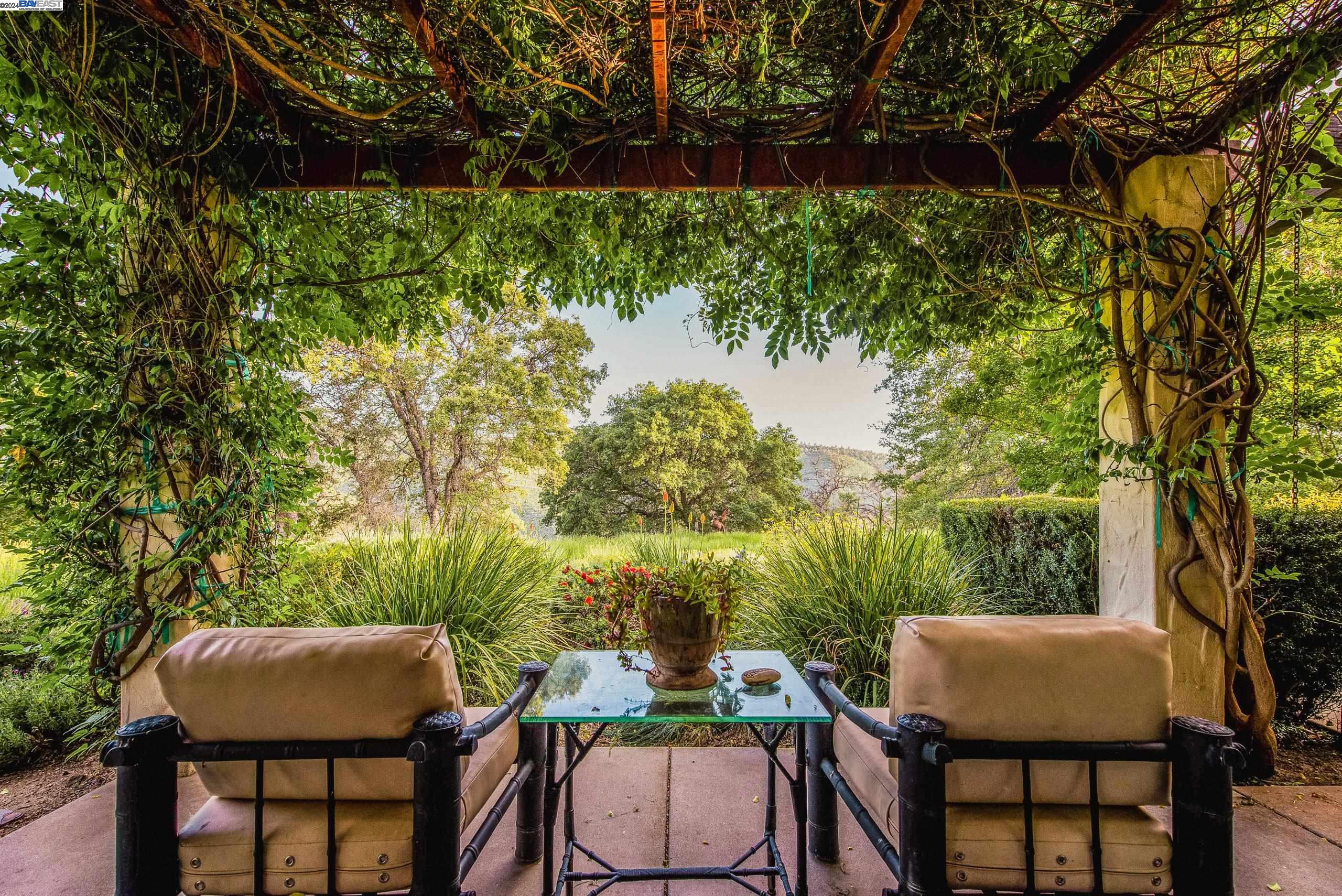 25855 Powell Ranch Road Sonora, CA 95370 - Photo 1 of 1 a view of house with green yard and outdoor seating