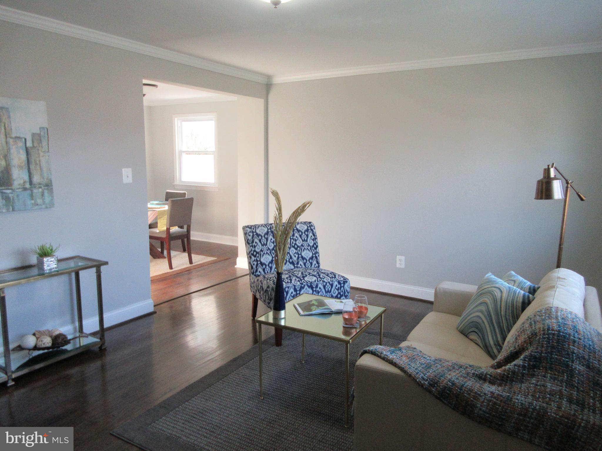4801 Nantucket Road College Park, MD 20740 - Photo 2 of 19 Living Room- Gleaming hardwood floors