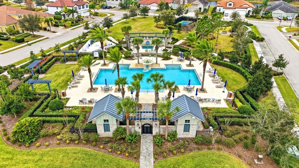 2607 Avolet Court Lakewood Ranch, FL 34211 - Photo 47 of 56 a house view with garden space
