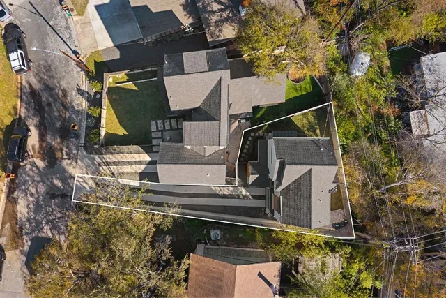a bird view of house