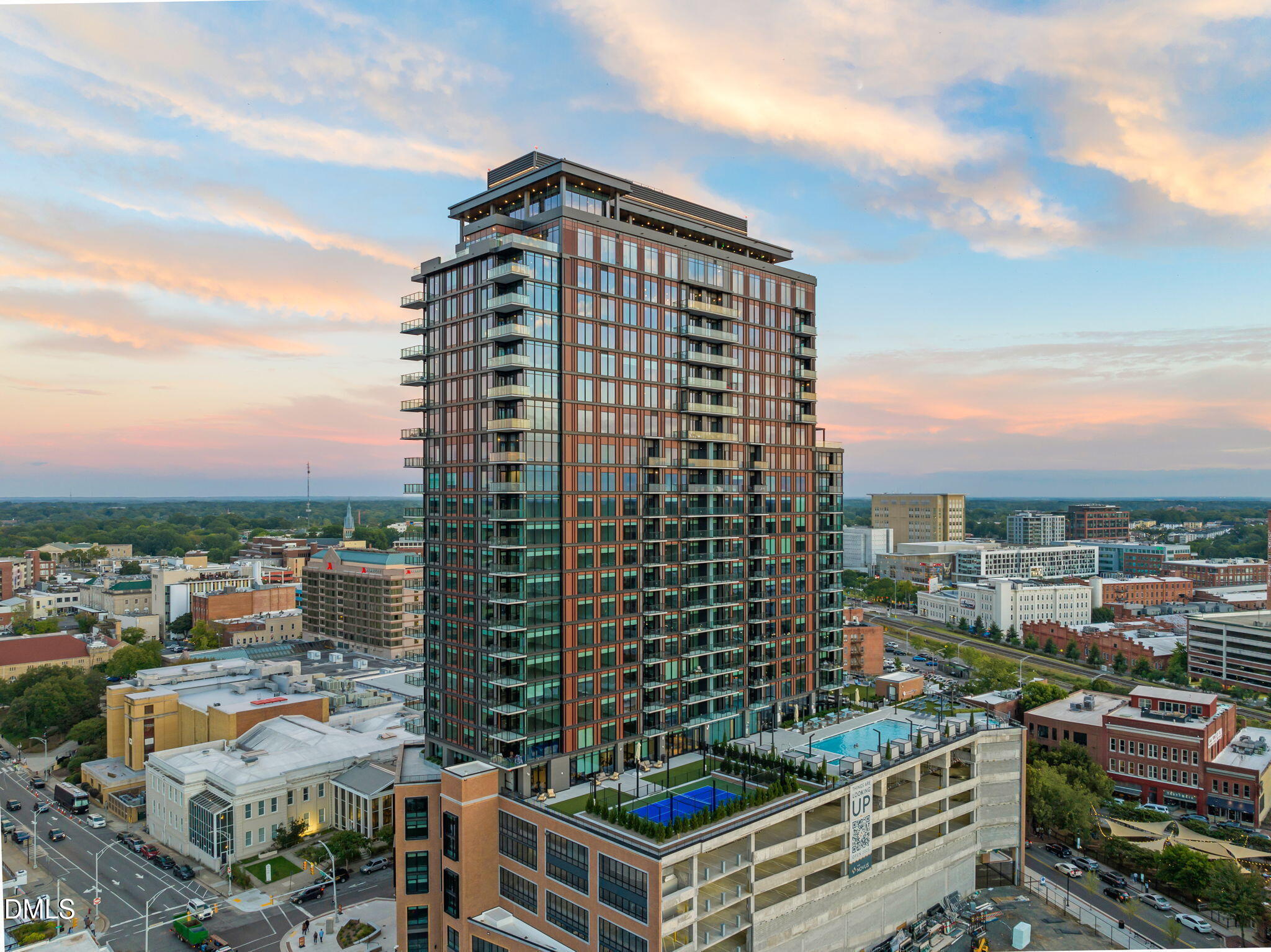115 Morris Street, Unit 2502 Durham, NC 27701 - Photo 62 of 72 a city view with tall buildings